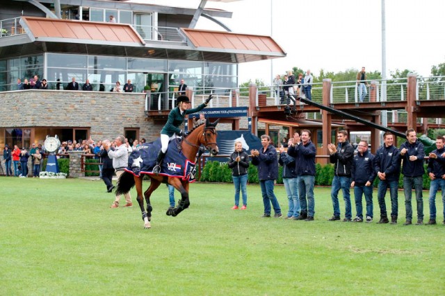 Heimsieg für Edwina Tops-Alexander und ihre Stute Lintea Tequlia © LGCT/Stefano Grasso