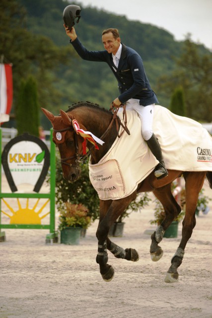 Der Vize-Staatsmeister und amtierende OÖ Landesmeister Roland Englbrecht wird als Lokalmatador bei den Festtagen des Reitsports an den Start gehen! © Pèter Halàsz