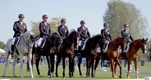 Team Austria bei der Ländlichen EM Vielseitigkeit Helvoirt (NED). © privat 