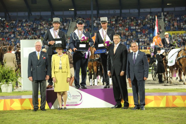 Das Podium der Fahrer. © Michael Strauch / Aachen 2015