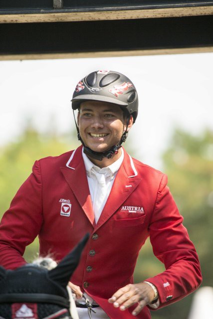 Der Oberösterreicher Willi Fischer freute sich zurecht über die tolle fehlerfreie Runde denn für ihn liegt damit das Finale der besten 30 in greifbarer Nähe. © OEPS | Lukas Jahn