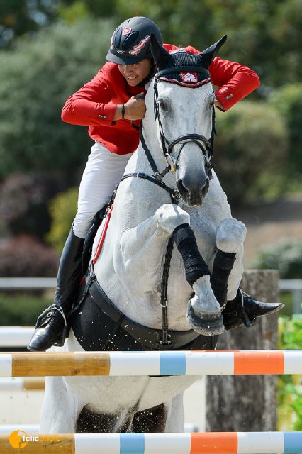 Willi Fischer und Colmar waren das beste österreichische Young Rider Team © Hervé Bonnaud