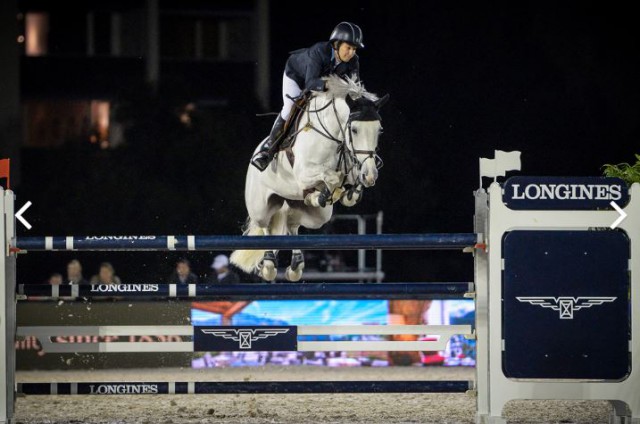 Laura Kraut (USA) und Cedric. © CSI St. Moritz