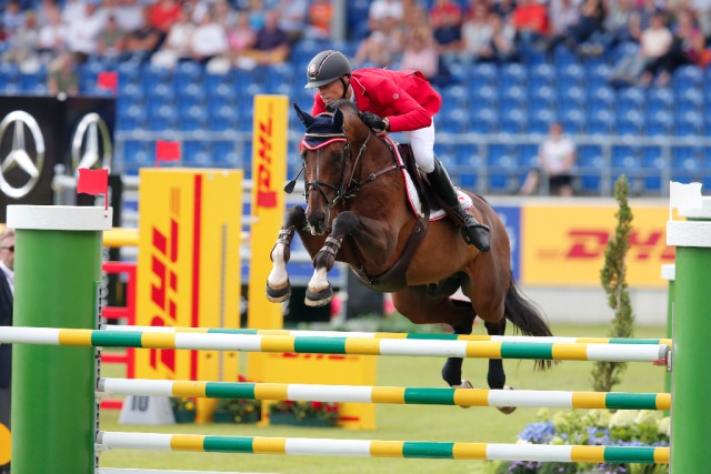 Max Kühner und Coeur de Lion beeindruckten mit einer Nullrunde! © Stefano Grasso