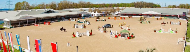 Jede Menge Platz für Pferdesport & Mehr bieten die großzügigen Reitplätze im Pferdesportpark Magna Racino. © Manfred Leitgeb