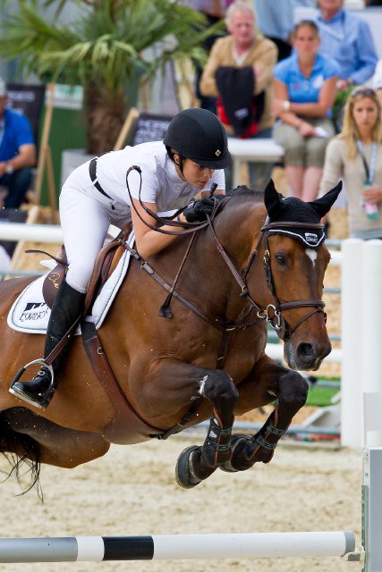 Athina Onassis de Miranda has made a name for herself as a top-rider. © Michael Rzepa
