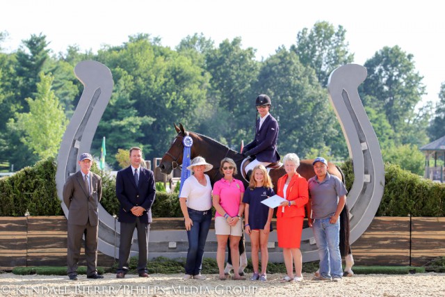 Peter Pletcher and CR Beethoven won the $10,000 USHJA Derby Challenge. © Kendall Bierer