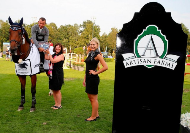 Pius Schwizer feiert einen sensationellen Sieg in Valkenswaard © Stefano Grasso / LGCT