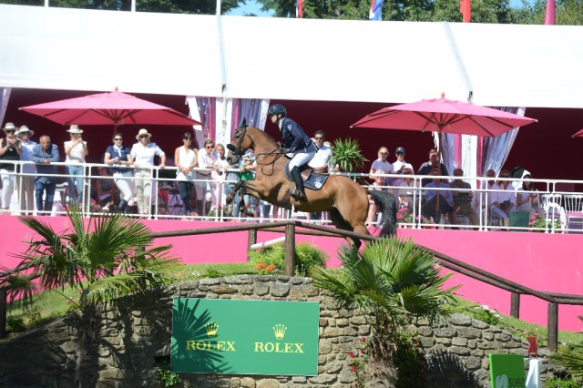 Der Drittplatzierte Mathieu Billot und Regain d'Helby (FRA) © www.pixelevents.com