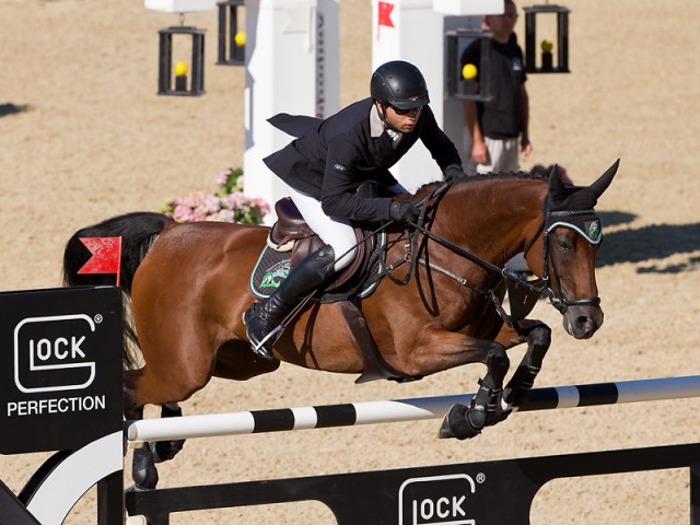 CSI2* victory at a tearing pace for Philipp Schober (GER) and Alina 465. © Michael Rzepa