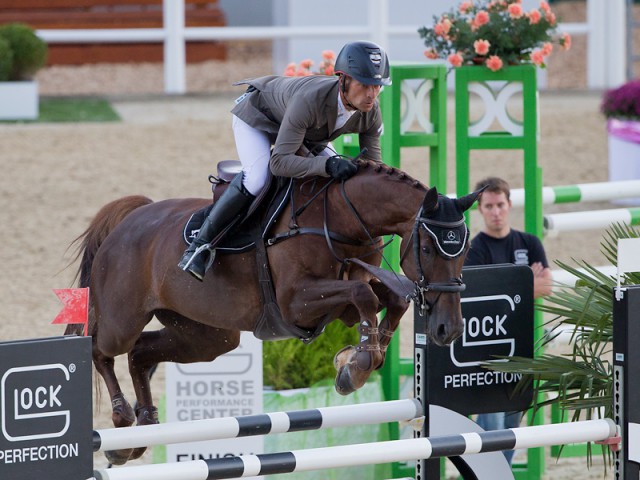 Yesterday victorious, today in second place: Tina de l’Yserand and Pius Schwizer (SUI). © Michael Rzepa