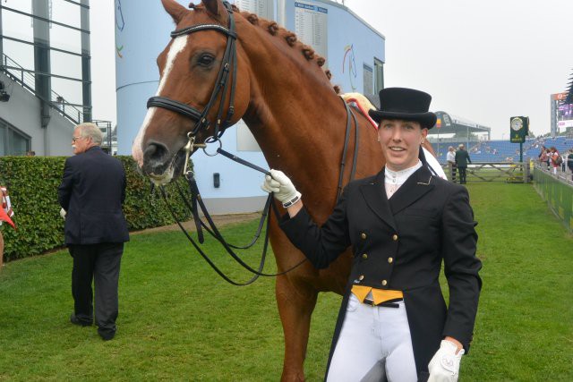 Alexandra Slanec und Lord of Dream nach ihrem Grand Prix © EQWO.net