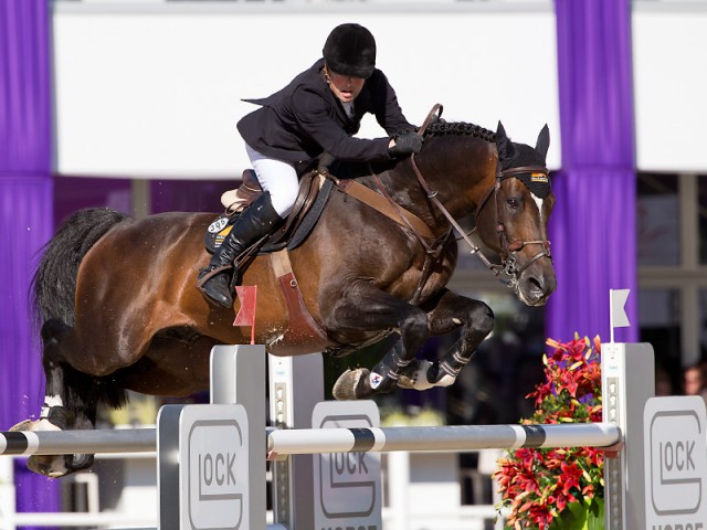 For Robert Whitaker (GBR) and USA Today it was third place today in the GLOCK’s CSI5* Opening. © Michael Rzepa