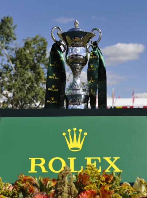 The Rolex Grand Slam Trophy. © Rolex Grand Slam of Show Jumping/Kit Houghton