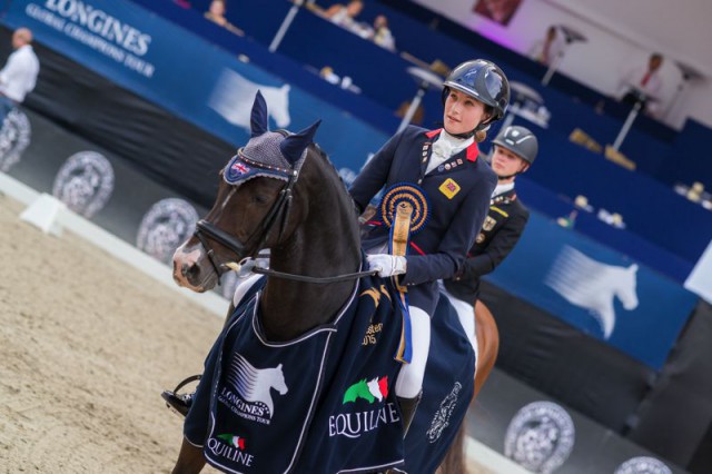 Super Auftaktsieg für Rebecca Bell (GBR) und Valido's Sunshine in der Österreichischen Campagnereiter Pony-Trophy 2015. © Michael Graf