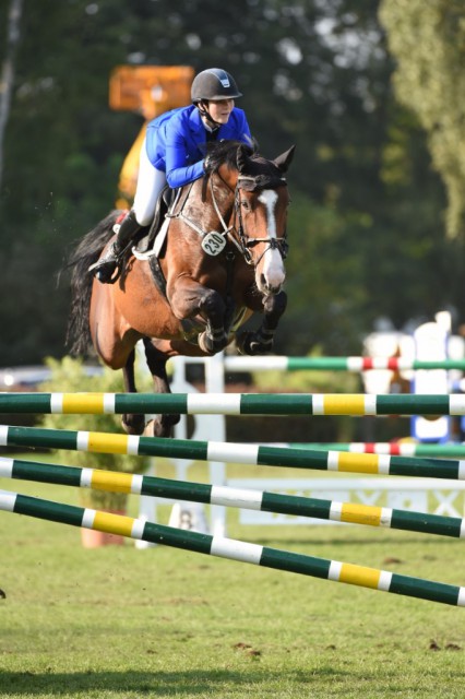 Frau Landesmeister – Laura Jane Hackbarth und Tequila Sunrise gewannen 2014 in Bad Segeberg. © Janne Bugtrup