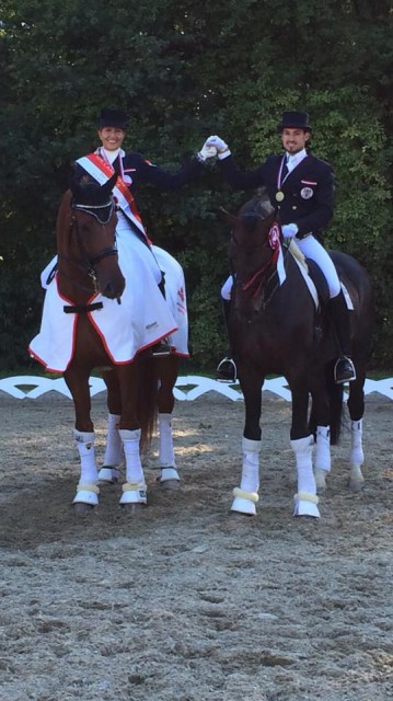 Die Wiener Landesmeisterschaften waren für Caroline Kottas-Heldenberg und Manuel Springhetti ein voller Erfolg. © Facebook Manuel Springhetti