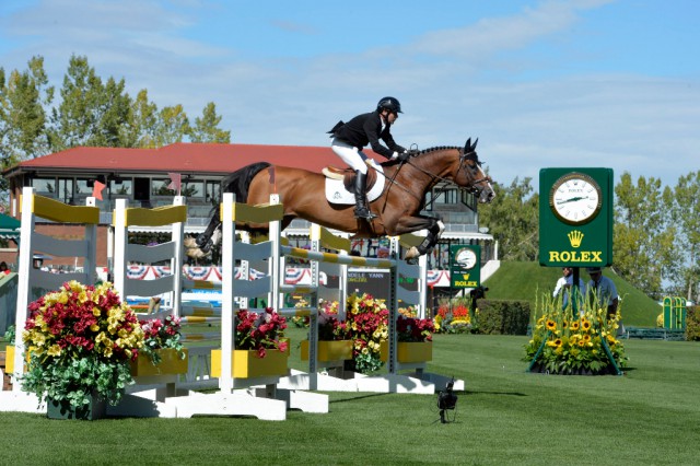 Eric Lamaze und Coco Bongo haben sich schon für den “CP ‘International’, presented by Rolex” am Sonntag qualifiziert. © Rolex Grand Slam of Show Jumping/ Kit Houghton