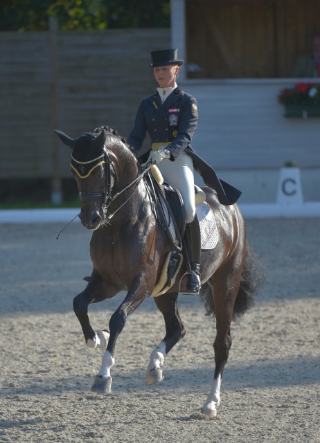 Wird Victoria Max Theurer die magische Zahl 13 Glück bringen? Mit Della Cavalleria OLD wird Österreichs Paradereiterin natürlich versuchen, Ihren 13. Titel in Folge zu erreiten. © www.fotoagentur-dill.de