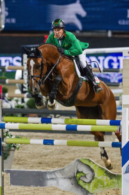 Gerfried Puck (AUT/St) und Bionda beendeten das Mercedes-Benz Championat von Wien auf dem starken zwölften Platz. © Michael Graf