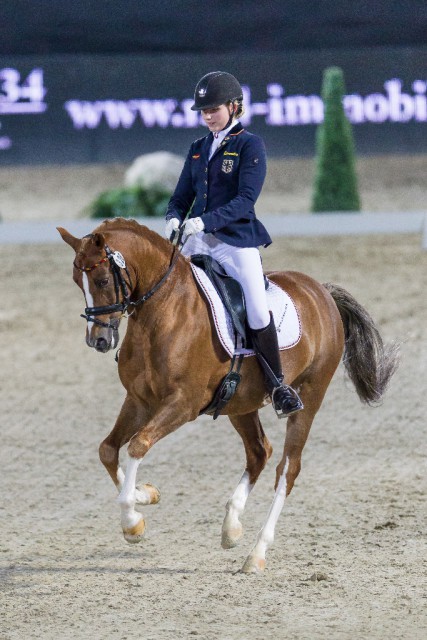 Toller dritte Platz! Lana Raumanns (GER) punktet auf den Ostriks Dailan. © Michael Graf