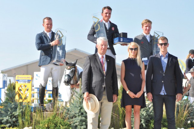 Maximilian Schmid, (Mitte), Maksymilian Wechta und Friso Bormann eroberten die Podestplätze beim EY-Cup in Jakubowice. © Robert Przybyl