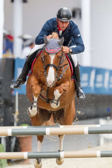 Christian Schranz (AUT/NÖ) und Whisper von Lichten CH holen Rang zwei. © Michael Graf