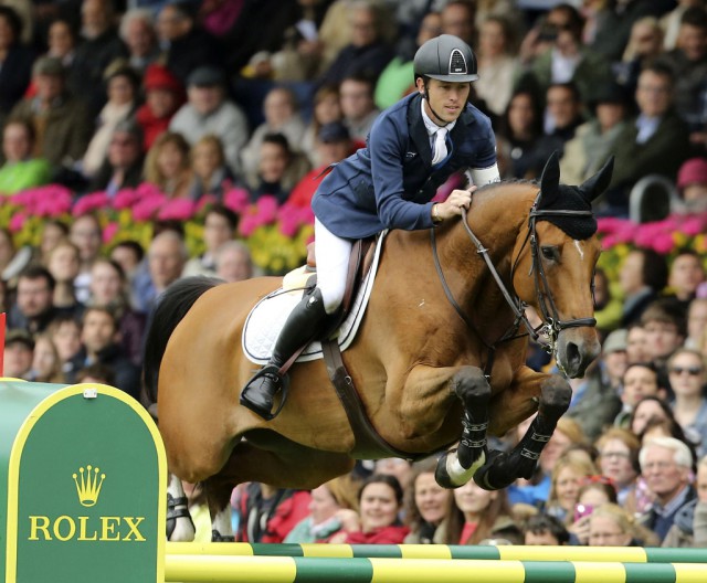 Scott Brash und Hello Sanctos. © Rolex Grand Slam of Show Jumping/Kit Houghton