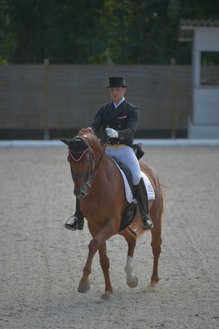 Oliver Valenta - Schüler von Team Fixkraft Reiter Christian Schumach - tanzte mit Valenta`s Rivel zum Vizemeistertitel. © www.fotoagentur-dill.de