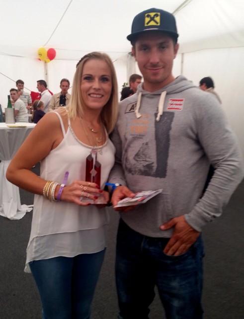 Sarah Maria Vorraber und Marcel Hirscher © Privat