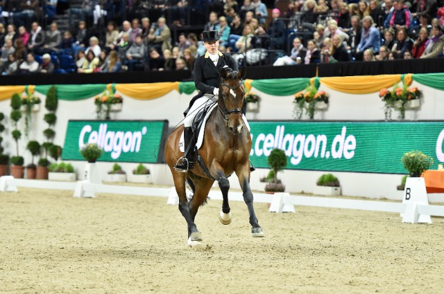 Mit 82 Prozent Kürsiegerin in Kiel war Isabell Werth mit El Santo NRW. © Karl-Heinz Frieler