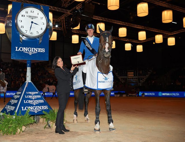 Einmal mehr vorne dabei: Christian Ahlmann ist im Weltcup Grand Prix von Madrid auf Taloubet Z nicht zu schlagen. © Hervé Bonnaud