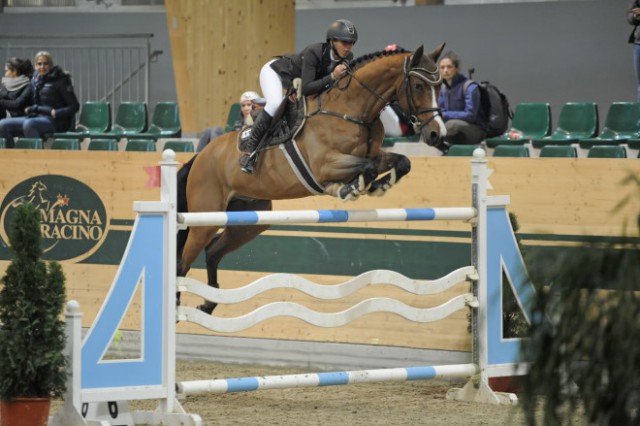 Bianca Babanitz und Upgrade`s Son zeigten sich von ihrer besten Seite und holten Platz zwei für Österreich. © horsesportsphoto.eu
