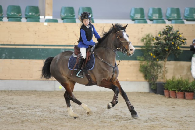 Pepsy de Escamps und Lea Djelmic (CRO) siegten in der Klasse E0. © horsesportsphoto.eu