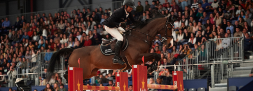 Karim El Zoghby (EGY) and Amelia produced a fantastic clear round and jumped to the victory in saturday's biggest class in Madrid. © Madrid Horse Week