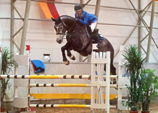 Erstmals gemeinsam am Turnier und gleich doppelt platziert: Ann-Kathrin Hergeth und Vancouver. © Fotoagentur Dill