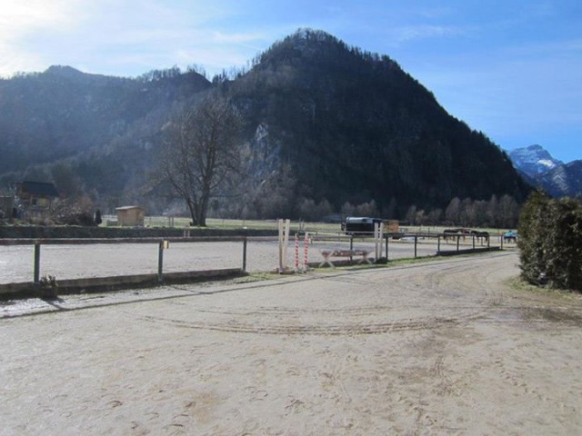 Der Außenplatz am Moarbachhof. © Privat