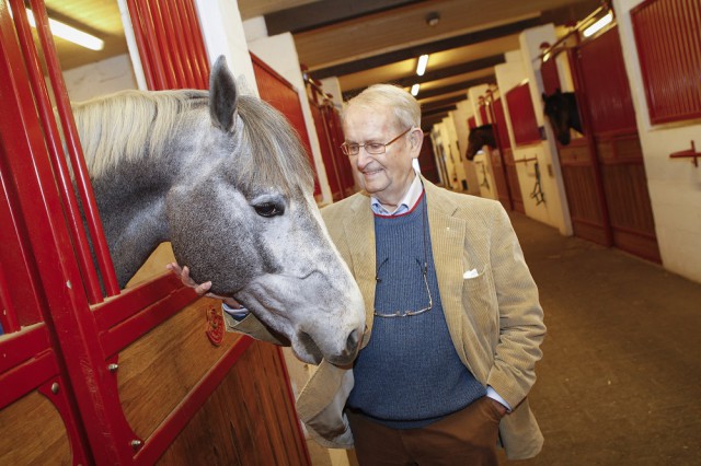 Caption: Leon Melchior, founder of the world-renowed Zangersheide Stud, who has passed away at the age of 88. © FEI/Dirk Caremans