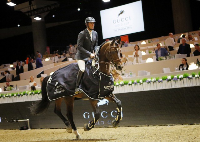 Patrice Delaveau and Carinjo HDC winners of the Gucci Gold Cup © McCool Photos