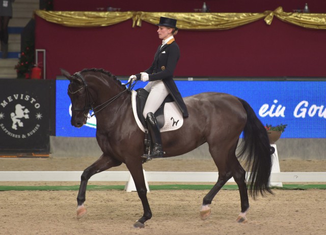 Beatrice Buchwald (GER) zeigte im Meggle Grand Prix Special eine exzellente Vorstellung. © Fotoagentur Dill 