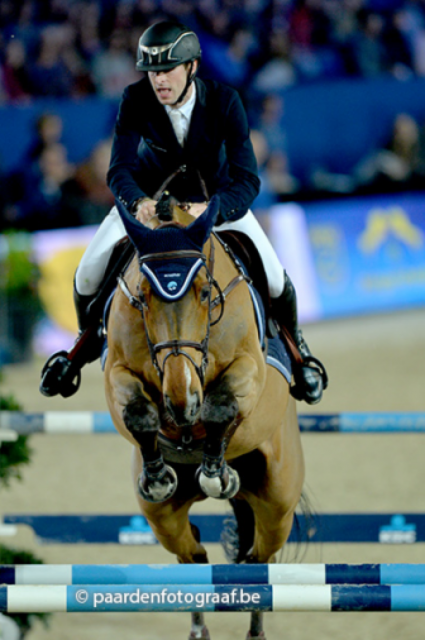 Pieter Devos (BEL) und Espoir machten den Heimsieg wahr! © paardenfotograaf.be