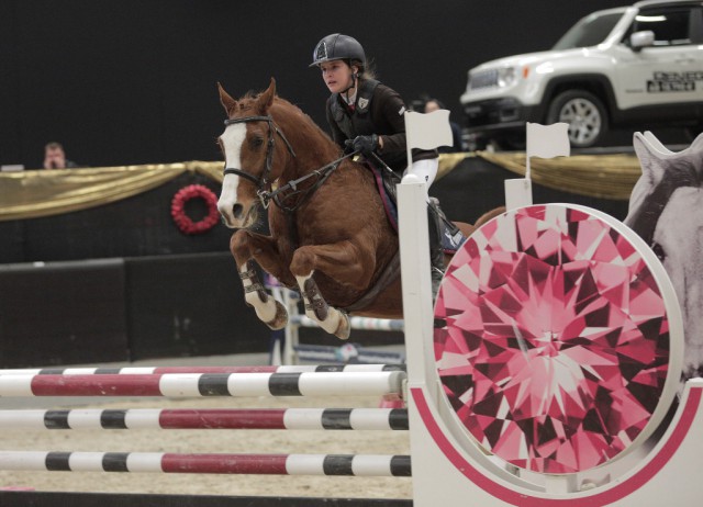 Klara Goess-Saurau und Jorrit wurden Dritte im Orthovet Pony Grand Prix. © Fotoagentur Dill