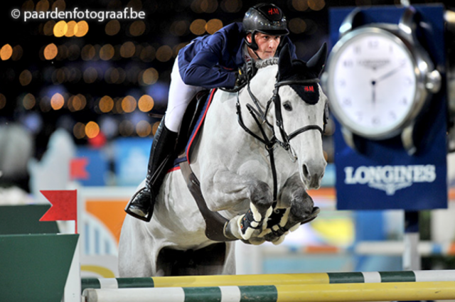 Olivier Philippaerts (BEL) und H&M Legend of Love setzten sich im Hauptspringen vom Dienstag durch. © paardenfotograaf.be