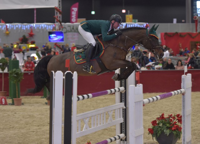 Auch für Mario Walter (GER) und Lancerto gab es im CSI2* Amadeus Championat von Salzburg Grund zur Freude - sie holten Rang drei. © Fotoagentur Dill