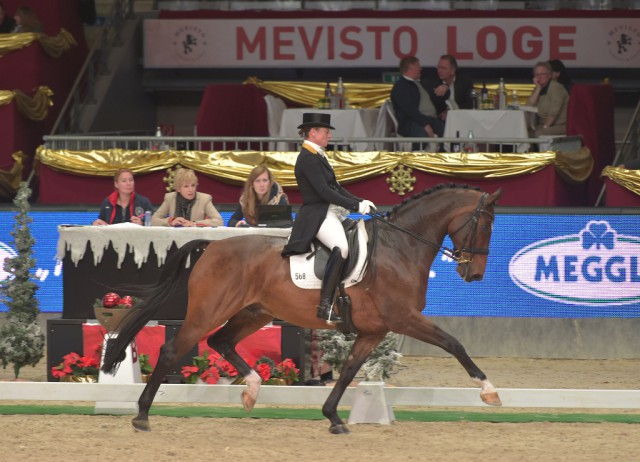 Isabell Werth (GER) und El Santo NRW scorten mit 70.745 %. © Fotoagentur Dill