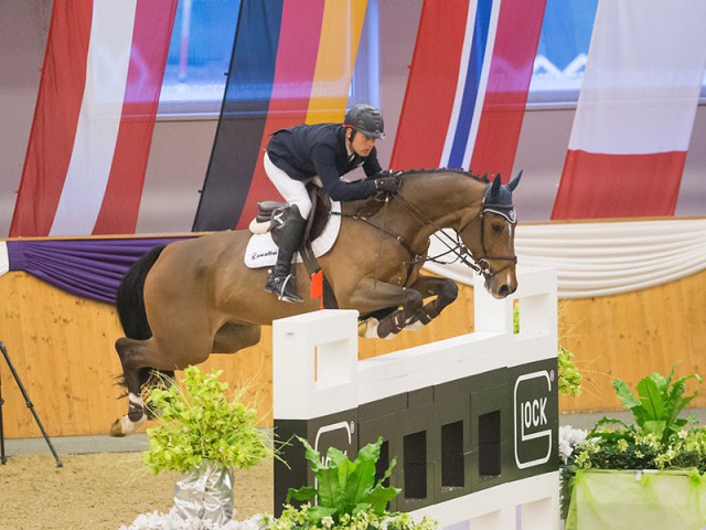 Marc Bettinger (GER) and Barino secured third place in the CSI3* GLOCK’s Perfection Tour. © Michael Rzepa