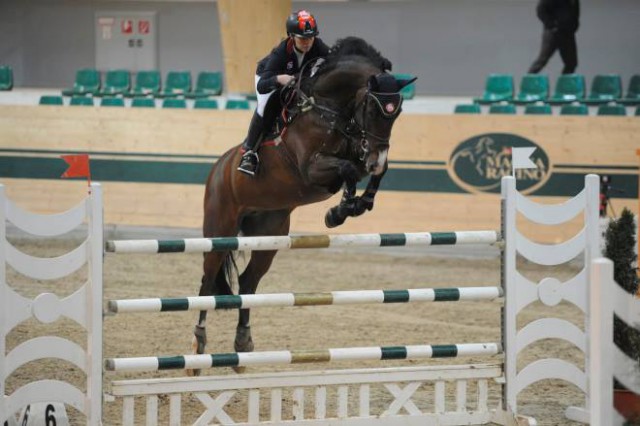 Stefanie Bistan konnte unter anderem mit Claire im Racino Pferdesportpark punkten. © horsesportsphoto.eu