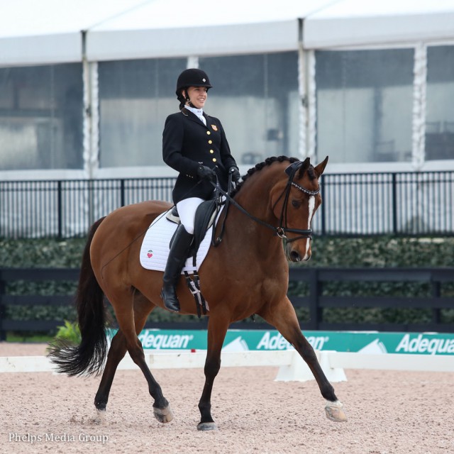 Two-time Paralympian Rebecca Hart and Schroeter's Romani, owned by Hart in conjunction with Margaret Duprey, Cherry Knoll Farm, Barbara Summer and Bill and Sandy Kimmel. © Phelps Media Group