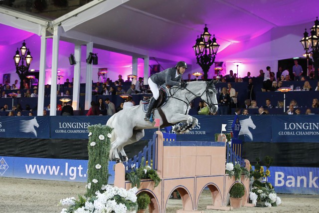 Kevin Staut und Silvana HDC bei der Longines Global Champions Tour Vienna Masters. © Stefano Grasso/LGCT