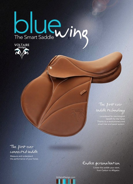Der Voltaire Blue Wing ist der erste 'Smart Saddle' am Markt. © Voltaire Design